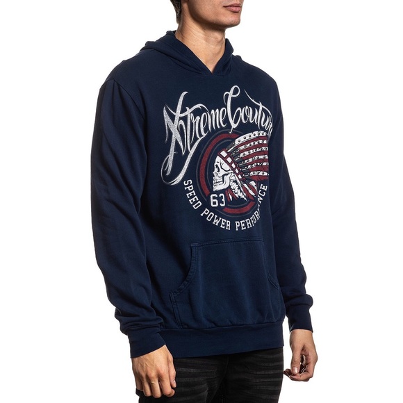 Xtreme Couture By AFFLICTION Men's Hoodie TOMAHAWK - Picture 4 of 8